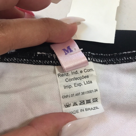 NWT Le Doux Bikini Bottoms hearts, sz M - Picture 6 of 8